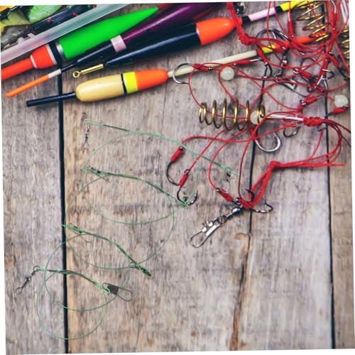 Cables de pesca de acero de alta resistencia HANABASS con conectores miniatura 6