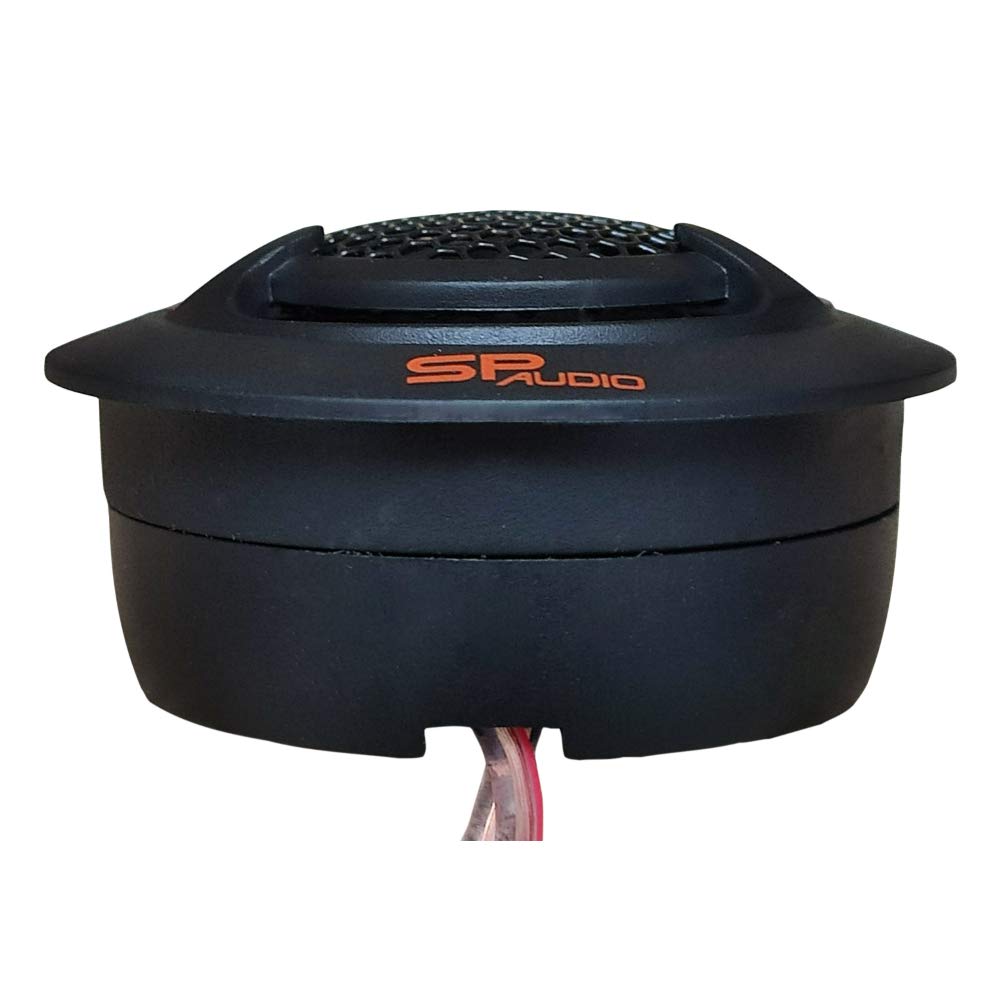 2 SP AUDIO SPTW-18 SP TW18 tweeter con 25 W RMS y 50 W máx. 5,8 cm de diámetro con profundidad reducida, solo 2,05 cm, sensibilidad 90 dB spl coche, por par