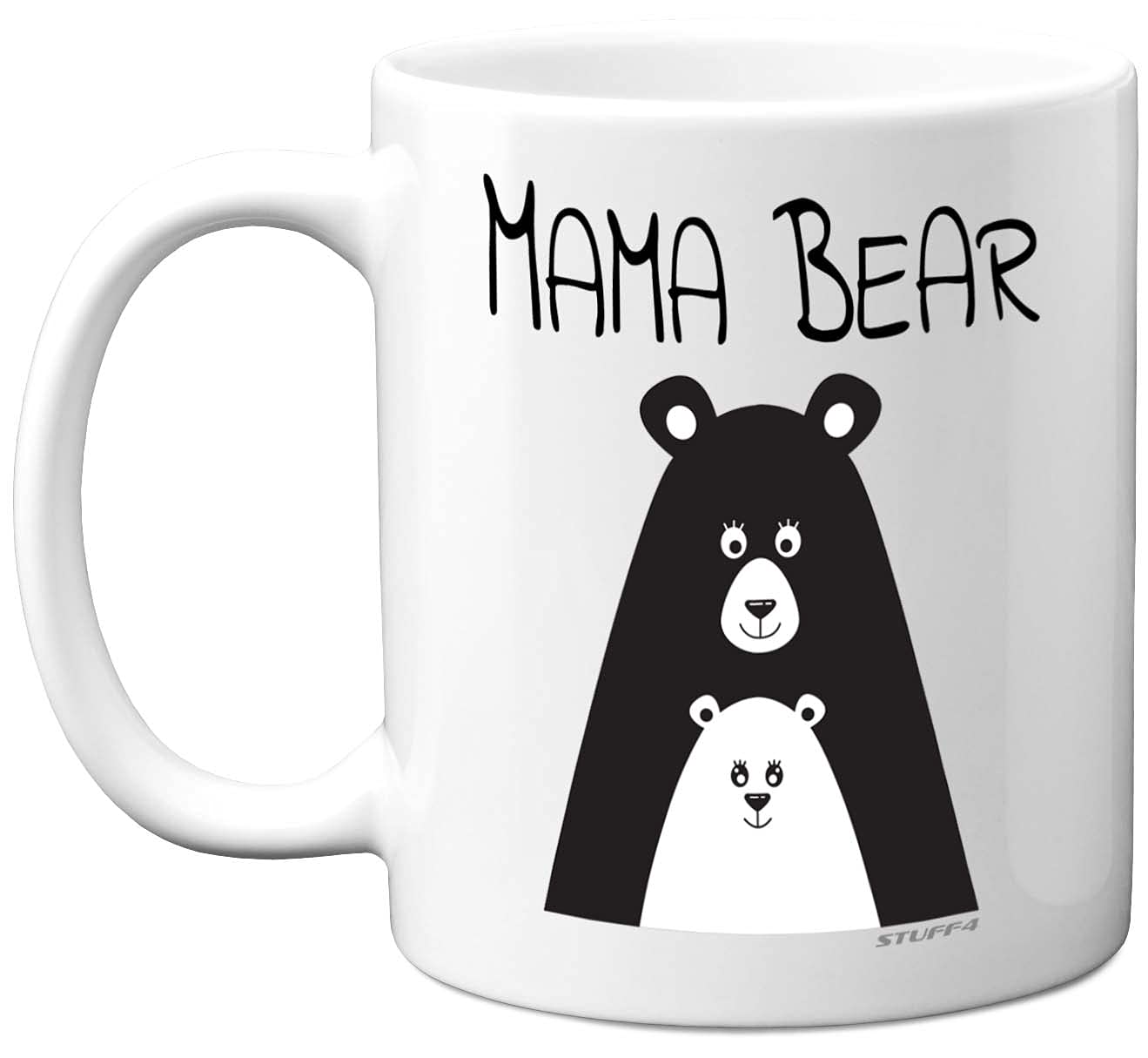 Stuff4 Mama Bear Mug - Birthday Gifts for Her, Mum Mug, Mother's Day Gifts for Women, Mummy Birthday Gifts, Birthday Gifts for Mum, Mothers Day Christmass, 11oz Ceramic Dishwasher Safe Mugs