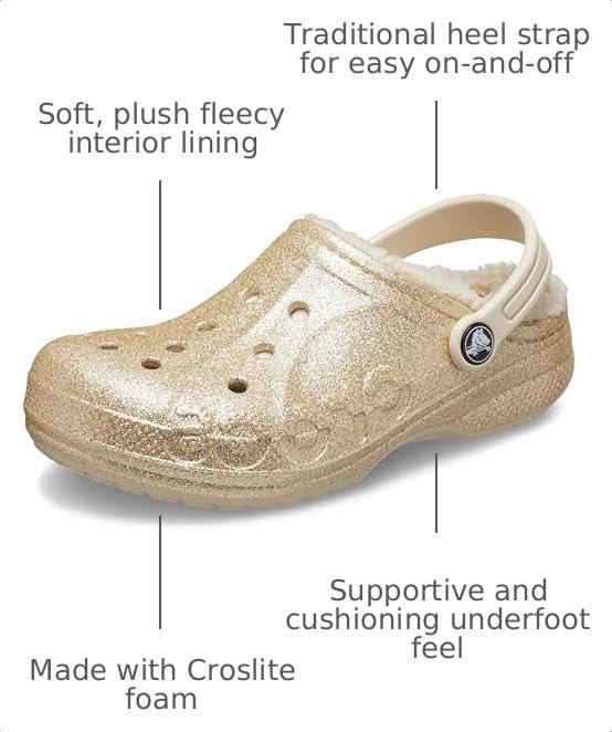 Image of Crocs Kid's Baya Lined Clogs | Casual Shoes