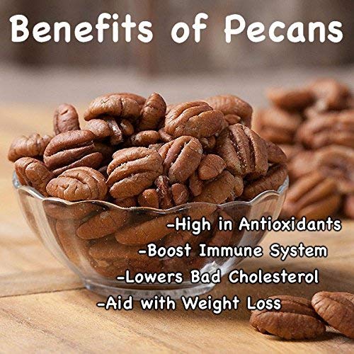 SUNBEST NATURAL Fancy Georgia Raw Pecan Halves, Raw, Unsalted, No Shell, Resealable 2 lb. Bag - Thumbnail 2