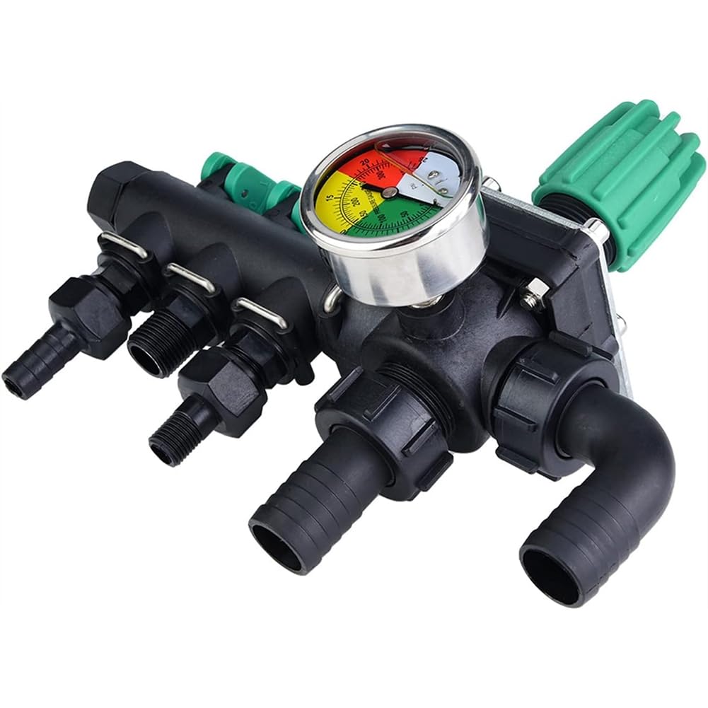 Littimoon Sprayer Control Valve, 3 Way Water Control Valve, 3 Way Water Splitter for Aquaculture Agricultural Systems