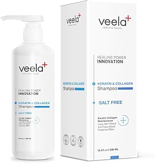 Hasar Görmüş Saçlar İçin Tuzsuz Keratin ve Kolajen Bakım Şampuanı - Keratin & Collagen Shampoo