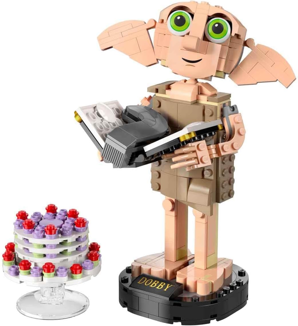 LEGO Harry Potter Dobby The House-Elf 76421 Building Toy Set; Gift Idea for Fans Aged 8 and up