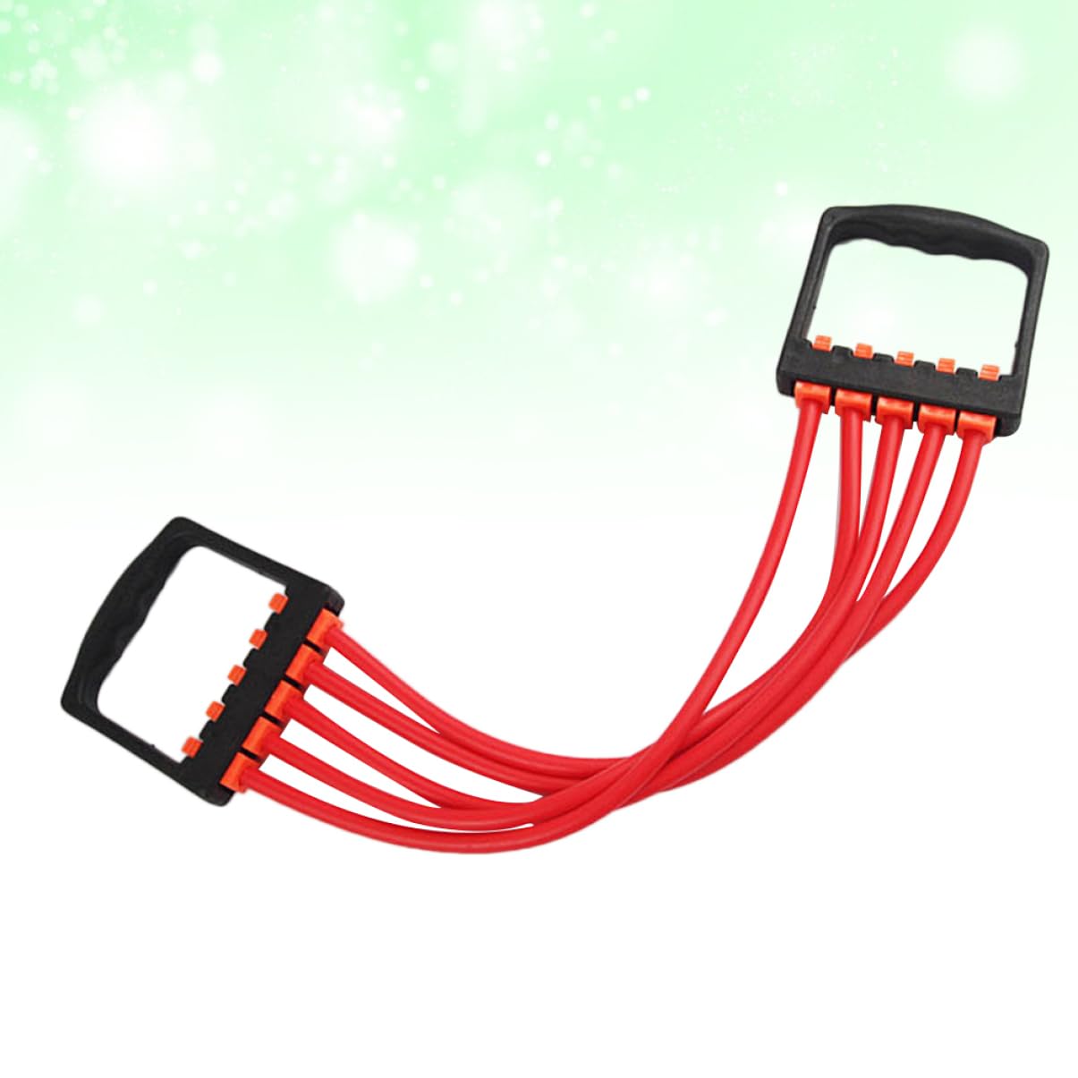 Yardwe Extenseur De Poitrine à Ressort Réglable Bande De Résistance pour Exercices De Traction des Bras Équipement Entraînement Musculaire pour Fitness Léger Et Portable