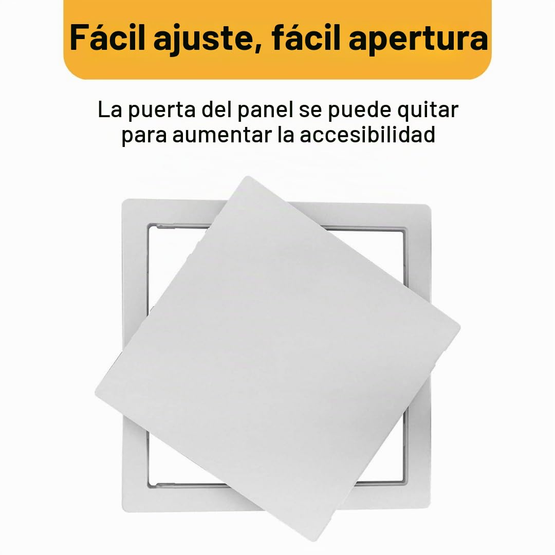 Proxinova 300x300mm Puertas de contadores, Plástico ABS, Gabinete y caja de fusibles, Paneles Ocultacion Cuadro Electrico, cables, medidores, tuberías, Queda al ras de la superficie