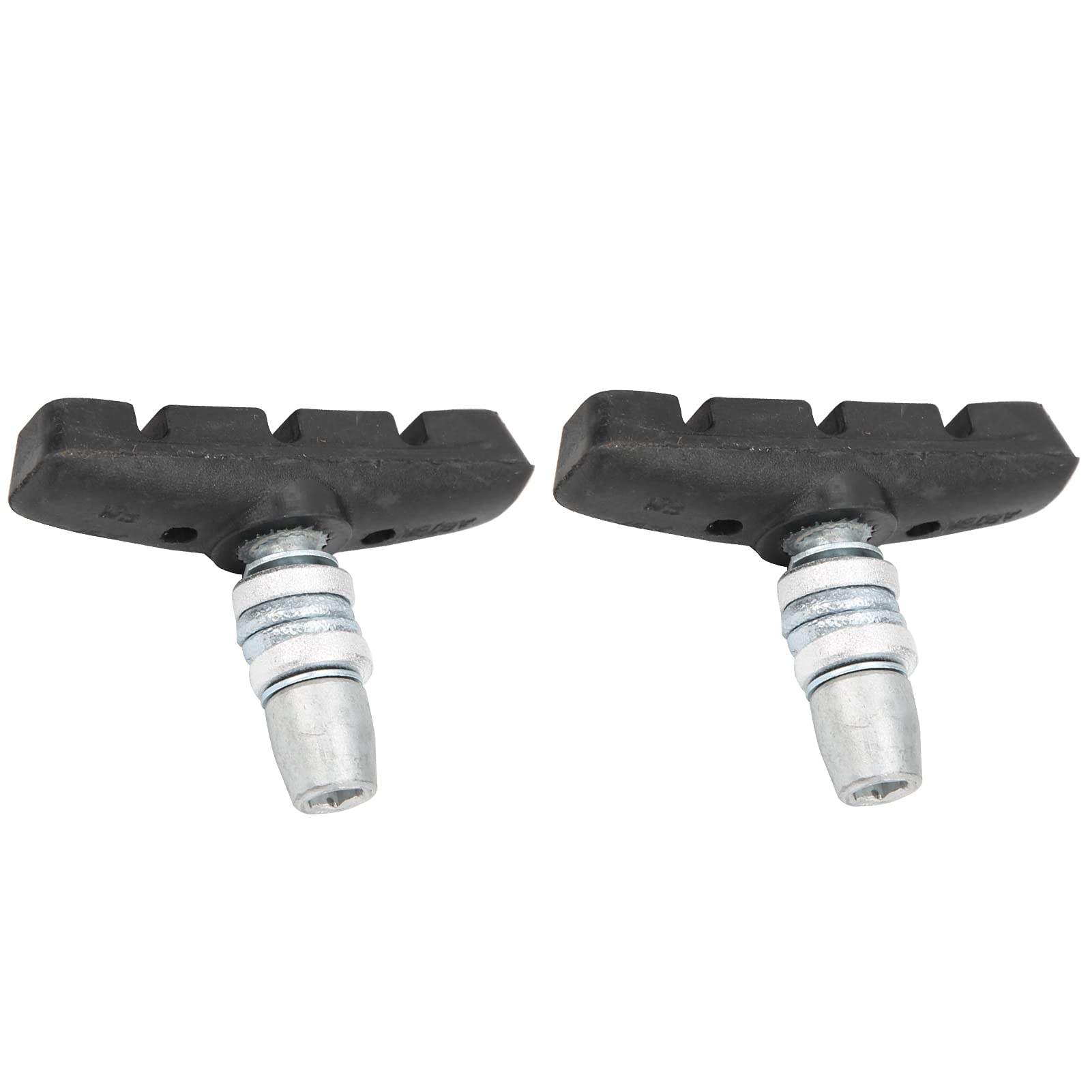 2 paia con strumento di installazione, pastiglie freno a V, senza rumore, lunghe 70 mm, in gomma resistente per mountain bike