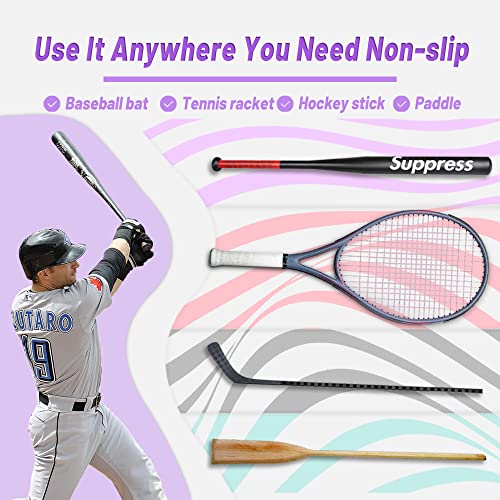 Baseball Bat Grip Tape 1.1Mm 40In Baseballs Grip Tape Tourna Grip Zebra Stripes Replacement Anti-Slip Bat Tape Grip Pro Feel Precut And Full Adhesive Back Softball Baseball Accessories #TOP1