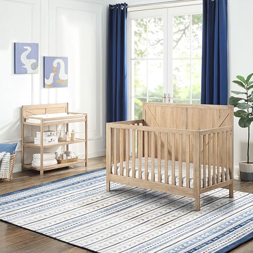 Suite Bebe Barnside 4-in-1 Convertible Crib in Beached Oak