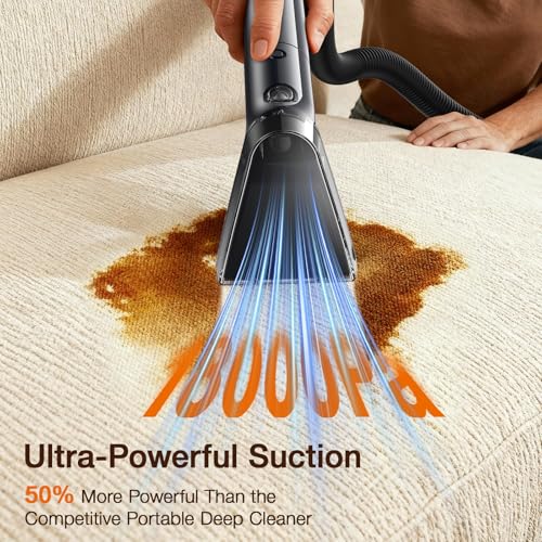 Image of Carpet Cleaner Machine,Deep Cleaner Machine for Rug Cleaner & Couch Cleaner | Carpet Shampooer Machine for Rug,Upholstery,Stair,Car Seat&Couche, 18Kpa Suction Spot Cleaner Remover Vacuum Covers