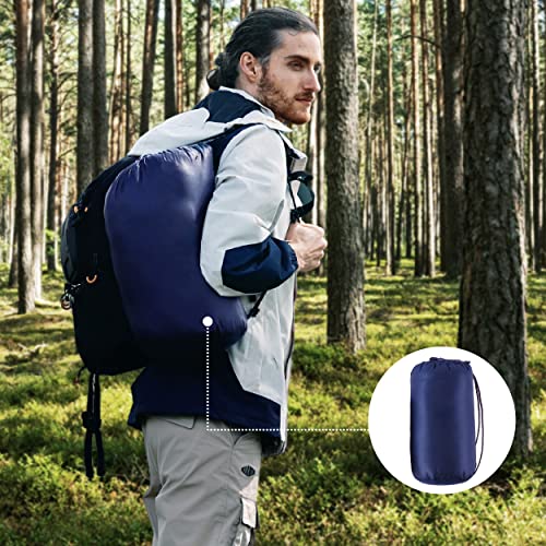 Bedsure Sweatshirt Summer Blanket Soft Fleece Throw Blanket For Bed Couch Jersey Knit Lightweight Blanket For Men For Stadium, Sports, Travel, 50"X 60" Navy Blue #TOP5