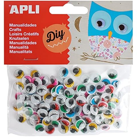APLI- Mobile Eyes Oval Stickers Eyelashes Cover