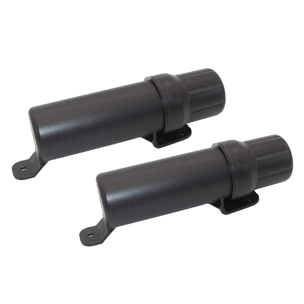 Kesoto 2X Waterproof Motorcycle Tool Tube 84mm Diameter Storage Canister for Motor Riders Motorcyclist Accessory