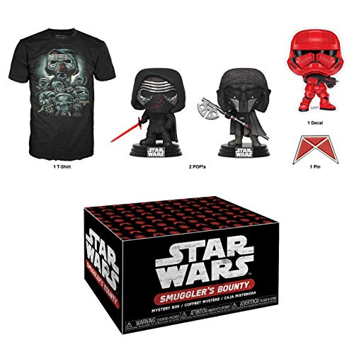Funko Star Wars Smuggler's Bounty Subscription Box, Forces of Darkness, October 2019, XXL T-Shirt, Multicolor
