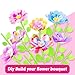 Osllate Upgraded Flower Bouquet Accessories Set for Making 36 Flowers, DIY Arts & Crafts Toy Accessories Flowers Making Toy Kit