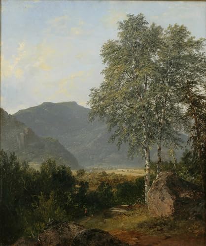 Lienzo de Narragansett por Kensett, pintura vintage para inspirar calma en el hogar