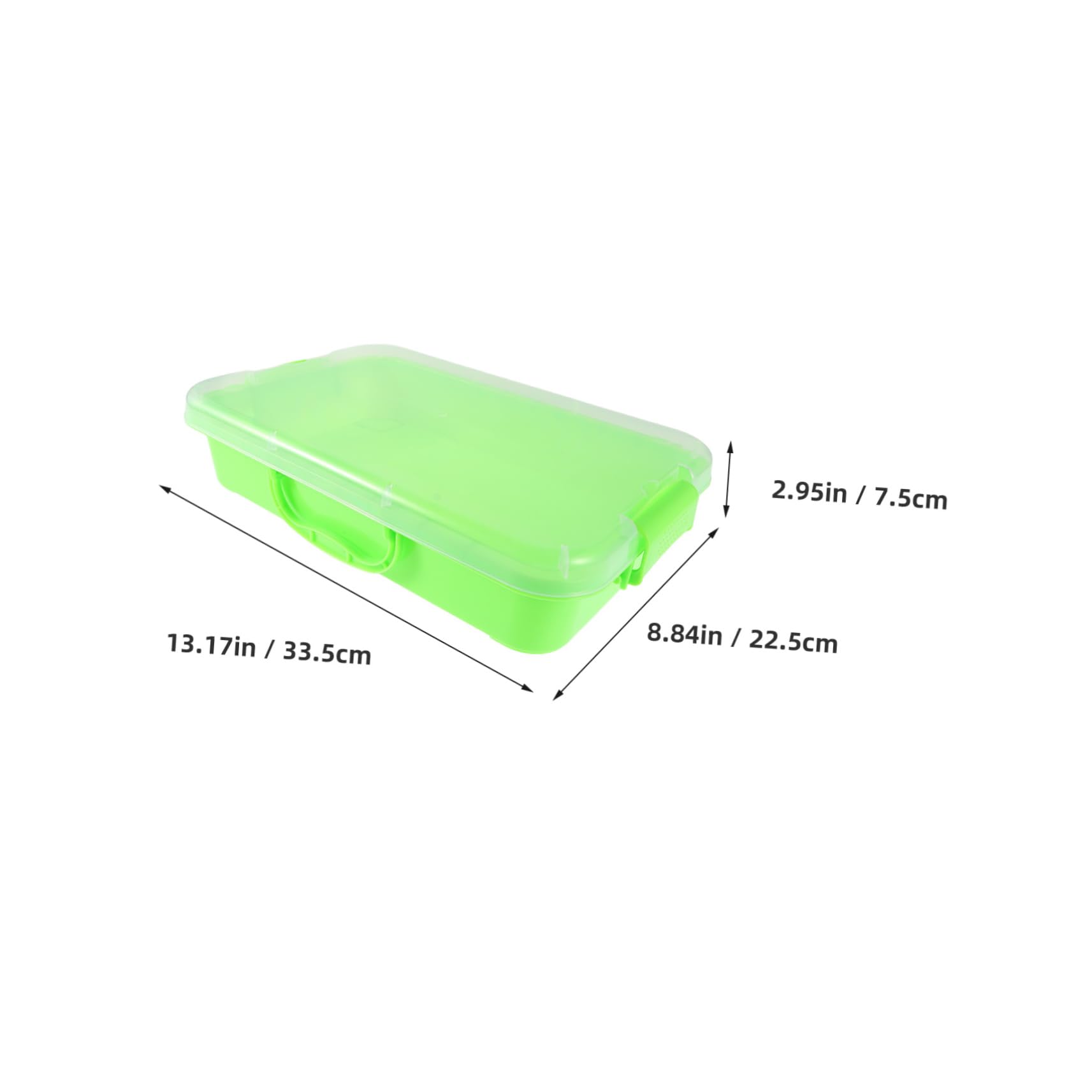 SUPVOX Bac À Sable en Plastique Plateau Sensoriel Portable pour Enfants Thème Espace avec Accessoires Boîte De Rangement Intégrée Jeux Créatifs Intérieurs Et Extérieurs 13.19 X 8.86 X 2.95 in