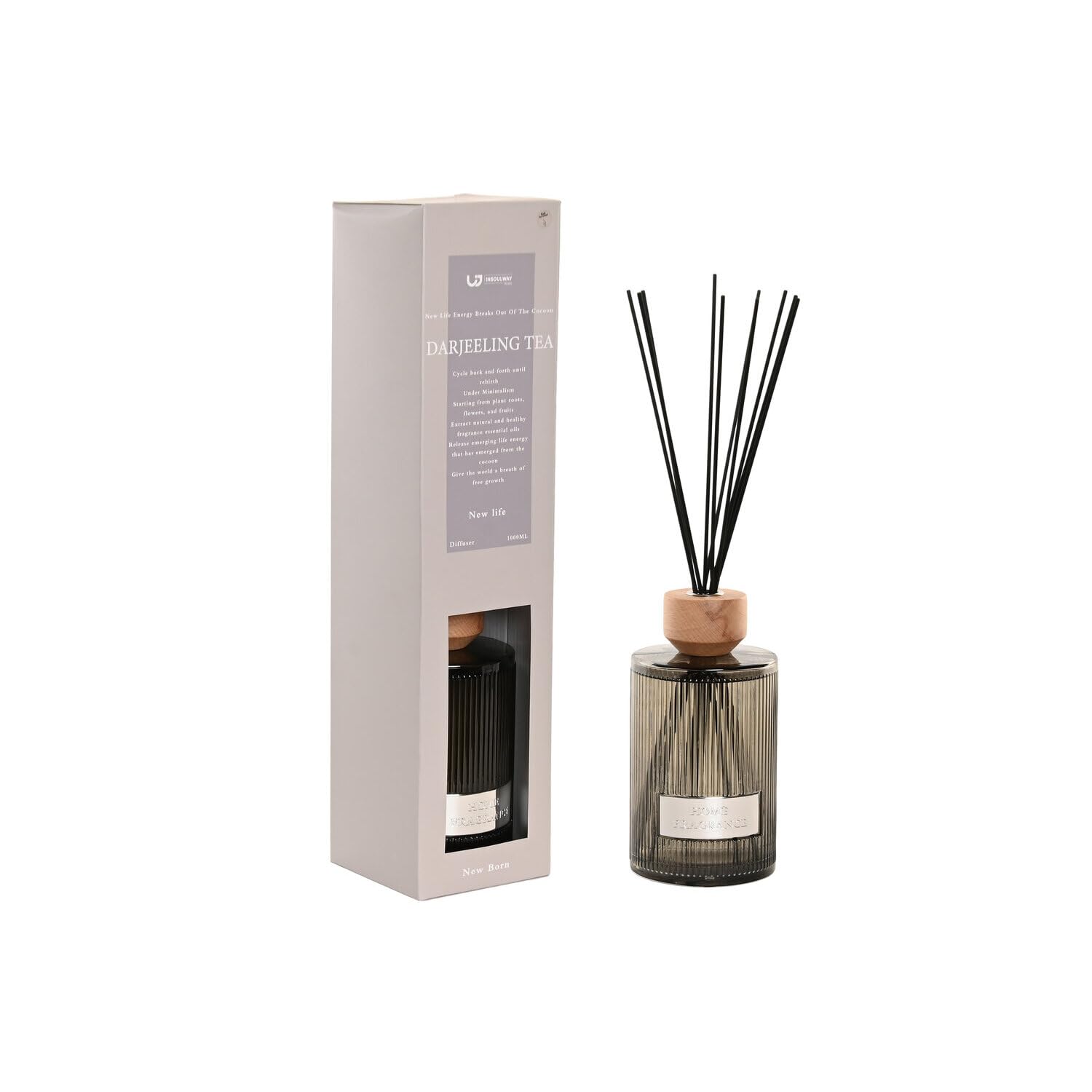Ambientador Mikado Cristal 11x11x47 1000 Ml. Aroma cm Marron