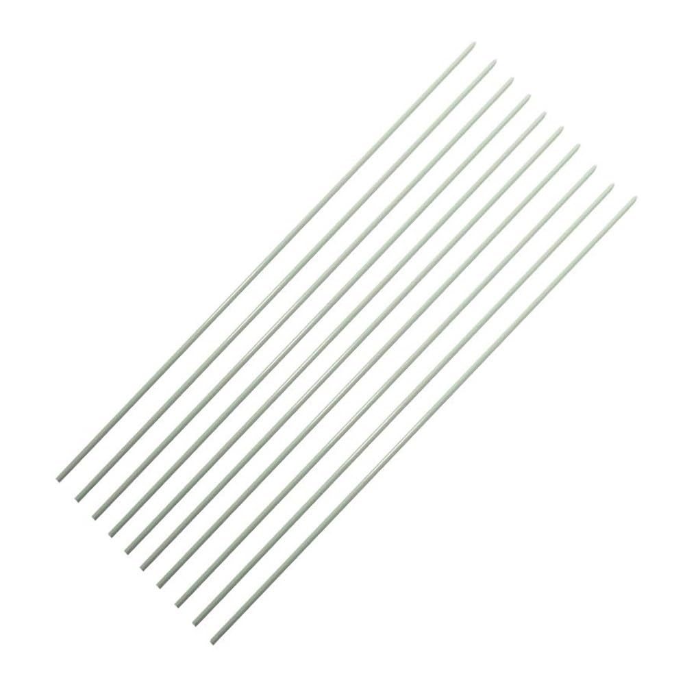 20 sztuk białych prętów z włókna szklanego o długości 500 mm i średnicy 1-5 mm(3.0x500mm)