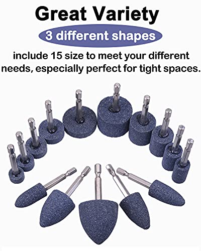 Rocaris 15 Pack Abrasive Mounted Stone Flap Wheel thumb #2