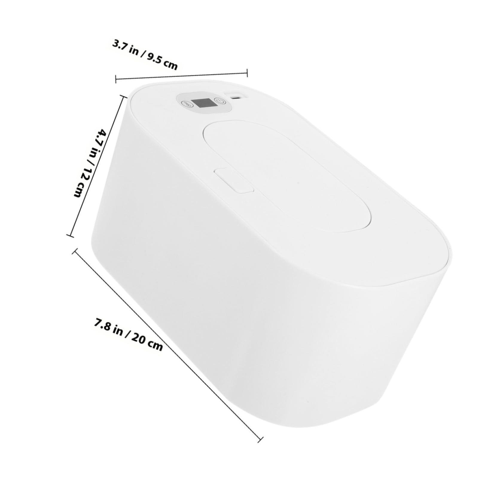 TOYANDONA Calentador Portátil USB Toallitas Húmedas para Bebés Calefacción Uniforme Rápida Material PP y Abs Seguro para Viajes y Uso Coche Regalo Práctico para Padres Nuevos
