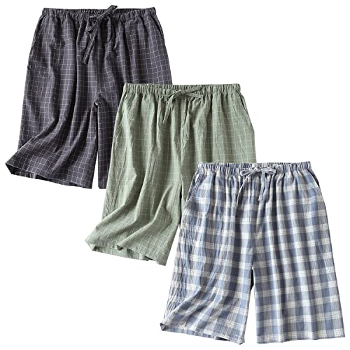 Shorts de nuit en coton lot de 3 pour des nuits d'été fraîches