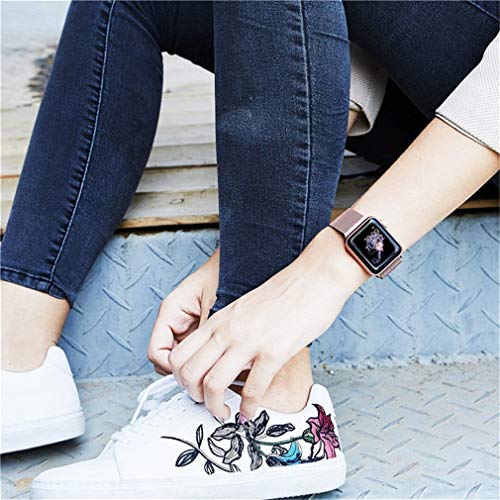 Pulseira Apple Watch Milanese Loop 38mm Pink Rosê