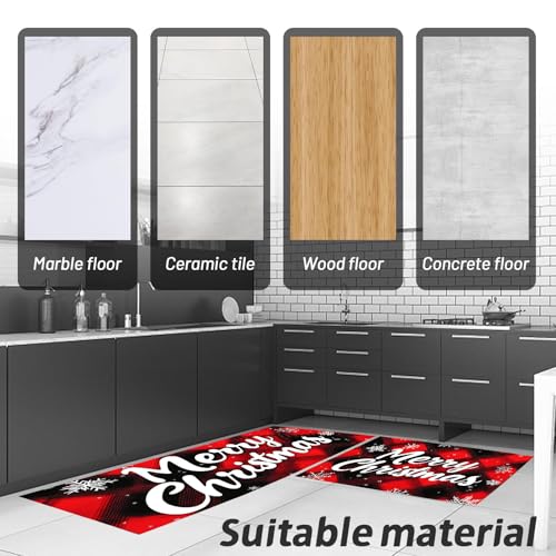 Alfombras de cocina cómodas para llenar de magia navideña tu hogar 6