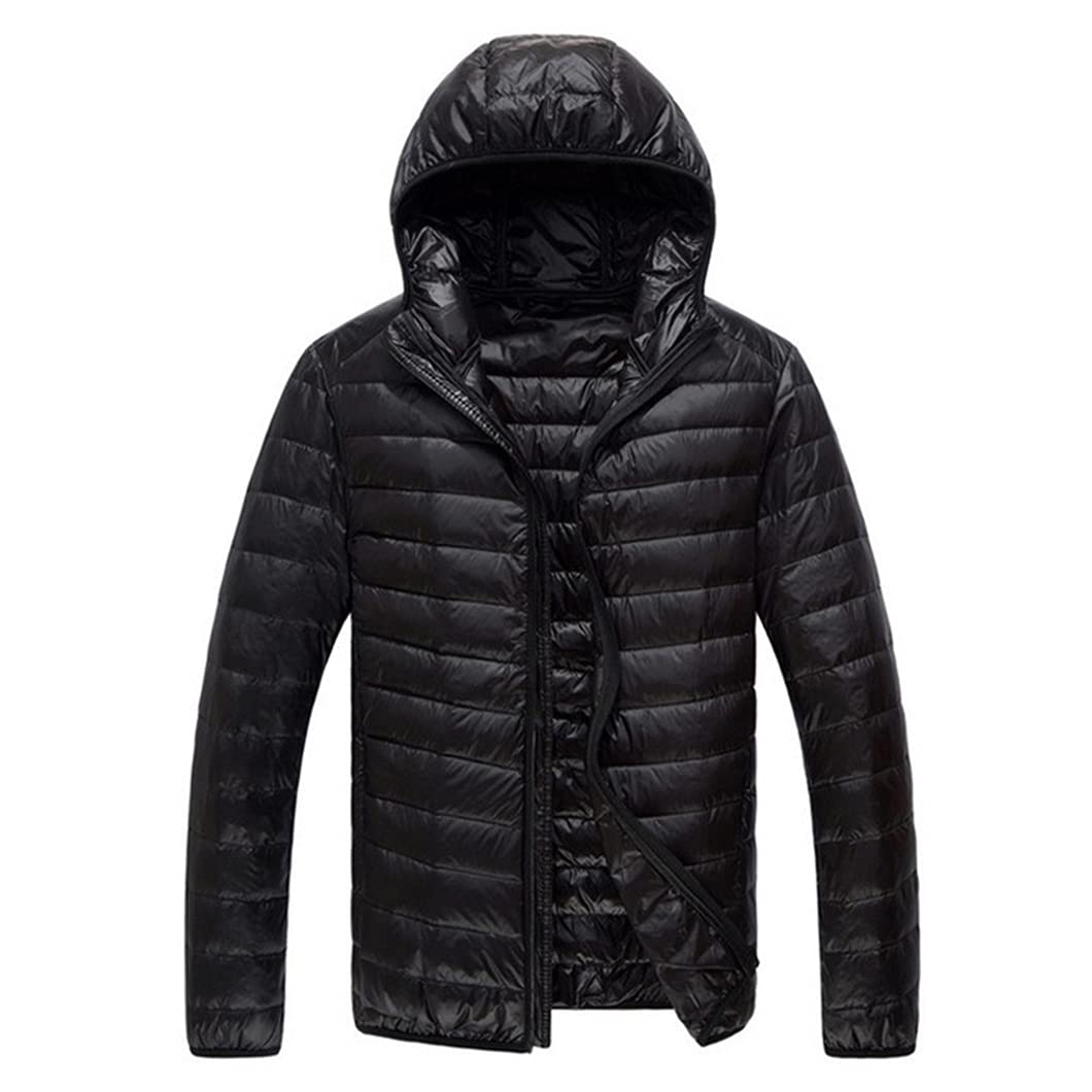 Daunenjacke Herren Leicht - Gesteppte Winterjacke Mit Kapuze