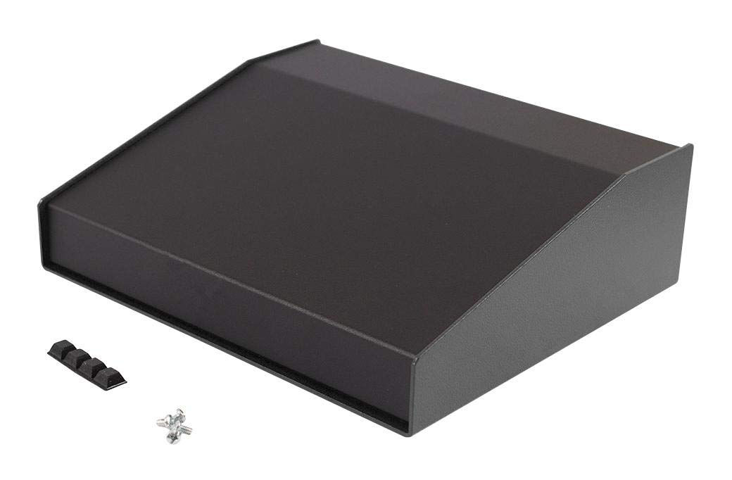 1456KH3BKBK - Metal Enclosure, Instrument, Aluminium, 81.43 mm, 233.35 mm, 218.67 mm, IP31 (1456KH3BKBK)