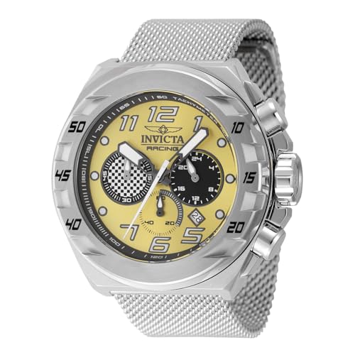 Invicta Racing Men 48.0mm Stainless Steel Quartz