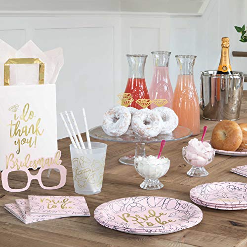 Pitillos de Papel Estampado con Diamante Dorado 10 pzas miniatura 2