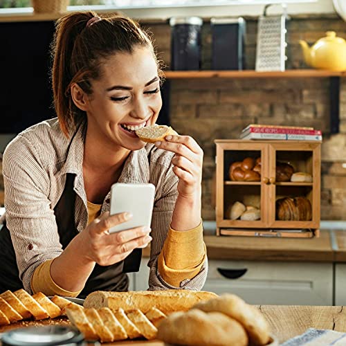 Luv Ur Kitchen PN101 Luvurkitchen Large Wooden Bread Box thumb #2