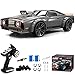 Desdoni RC Drift Car Remote Control Car 1/16 Scale 38KM/H High Speed Fast 4WD RC Car 2.4Ghz Steering Control Full Scale with LED Lights 2Pcs Rechargeable Batteries Racing for Kids and Adults Gift