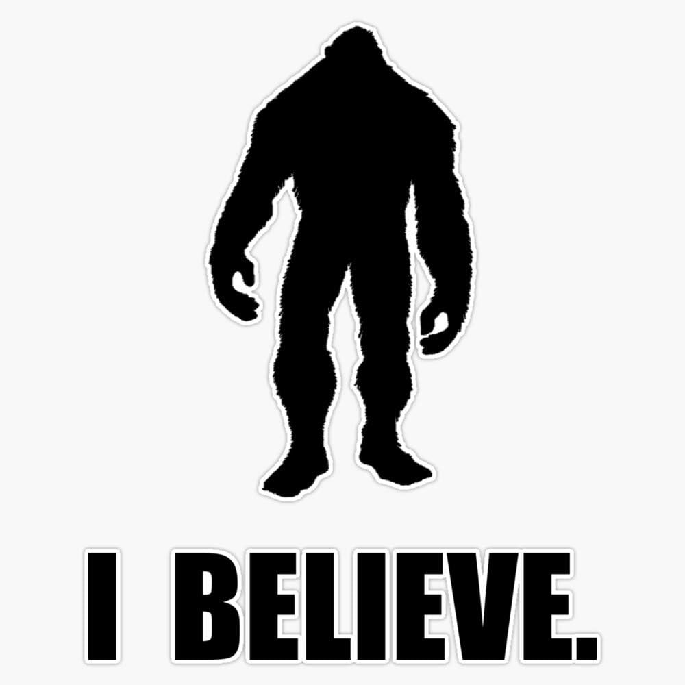 I Believe in Bigfoot Sticker Decal Bumper Sticker 5