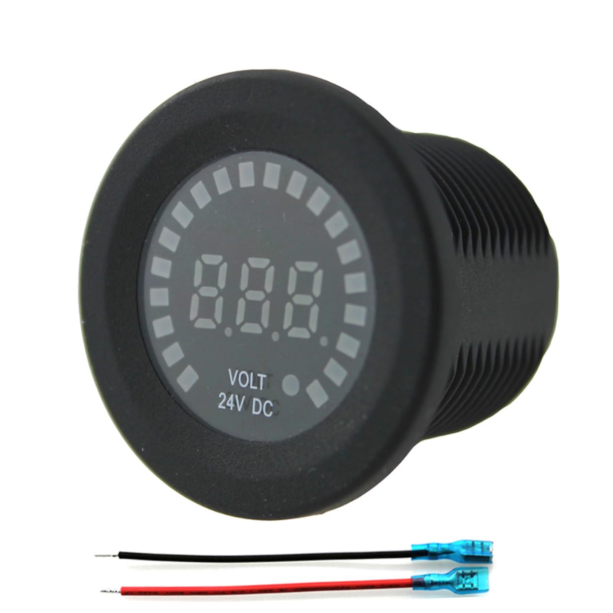 SOLUSTRE Voltímetro Para Coche y Motocicleta Mini Voltímetro Digital Led Pantalla De Color Para Coche y Motocicleta