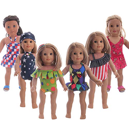 Hinleise Bambola Costume da Bagno per Bambola