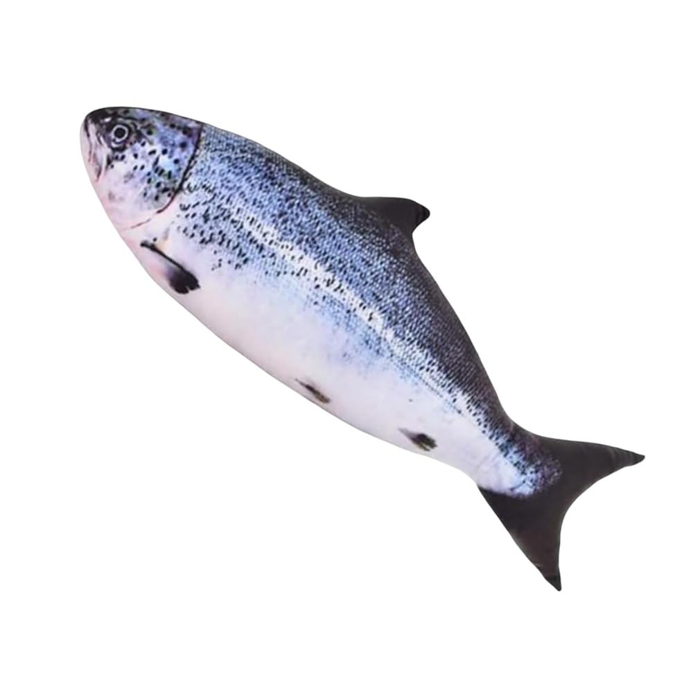 TONGMAN Simulation FishPlushToy Pillow23.6inch/ 60cm Stuffed Animal FishPlush PillowSoft Fish Decorate Pillow
