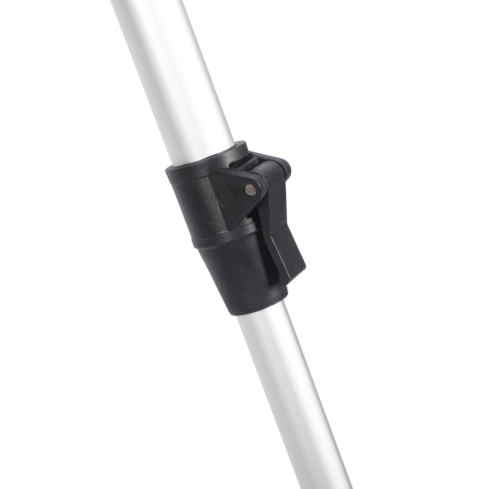 Statyw na tyczkę pryzmową, Aluminiowy Statyw na tyczkę 75–120 Cm z Zaciskiem Pręta Centrującego, do Montażu na Tyczce GPS, łazik, Wysuwany Sprzęt Pomiarowy do Tachimetru