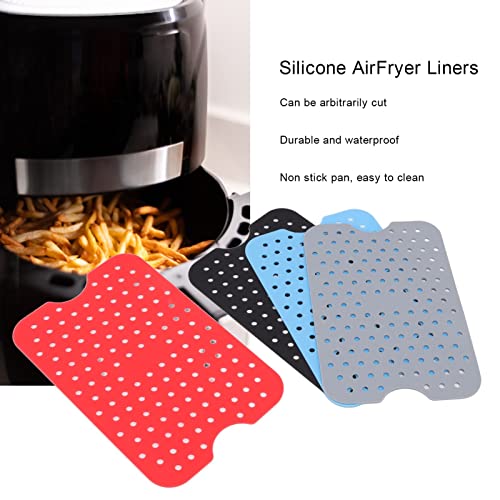 Reusable Air Fryer Liners, Silicone Air Fryer Parchment Liners for Home Kitchen, Baking, Cooking, Defult, default - Image 3