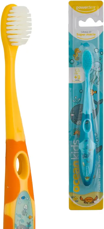 Powerdent Escova De Dentes Infantil Ocean Kids