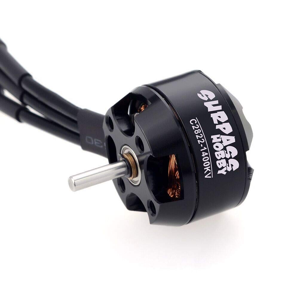 DollaTek Haute Performance 2204 1400KV 14 pôles Moteur sans balais pour Avion RC à voilure Fixe