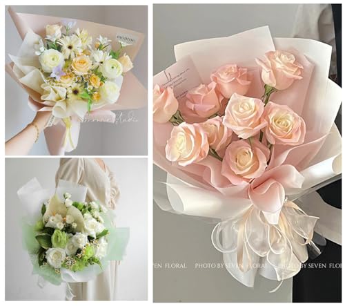Papier d'emballage de fleurs imperméable pour éliminer les risques de déchirure - 4