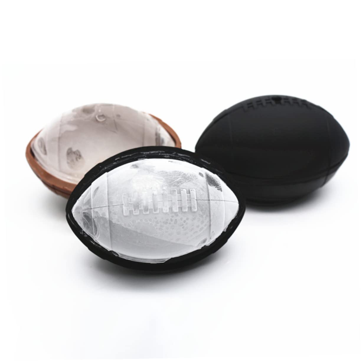 PRETYZOOM 5 Juegos Molde De Cubitos De Hielo Cubos De Hielo De Acero Fabricador De Cubitos De Hielo Bandeja De Cubitos De Hielo Bandeja De Hielo Gel De Sílice Light Brown 2 Piezas * 5