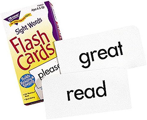 Amazon.com: TREND ENTERPRISES INC. FLASH CARDS SIGHT WORDS 96/BOX (Set ...