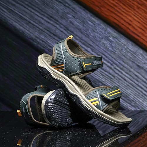 Image of ASIAN Virat Junior-13 Kids Sports Velcro Sandals | Lightweight & Anti-Slip Sole for Daily Use & Play