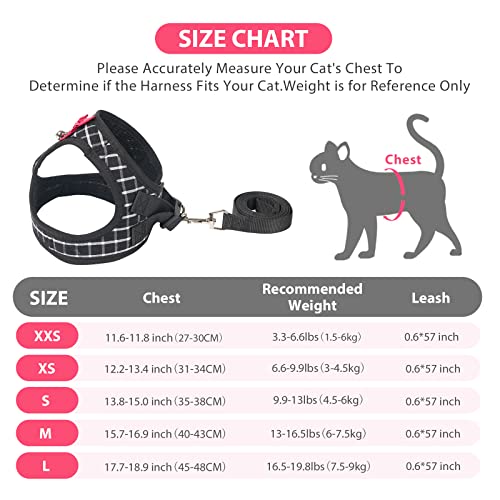 Surepet Cat Harness And Leash: Kitten Harness 5Ft Leash Adjustable Soft Mesh Breathable Cat Bowtie Harness And Leash Set For Walking Escape Proof For Small Medium Large Cat Puppia Vest Outside #TOP1