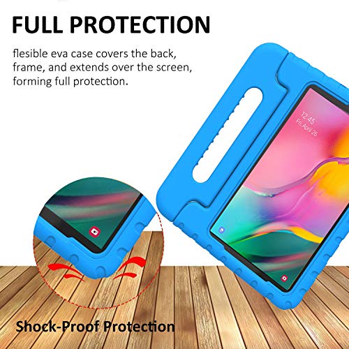 Bmouo Kids Case For Samsung Galaxy Tab A 10.1 (2019) Sm-T510/T515, Shockproof Light Weight Protective Handle Stand Kids Case For Galaxy Tab A 10.1 Inch 2019 Release Sm-T510/T515 - Blue #TOP3