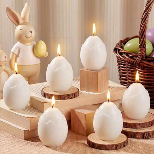 Conelist 6 Pcs Easter Egg Scented Candles for...