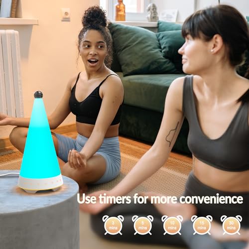 Mindfulness 4-7-8 Breathing Practice Machine with Sound & Light Guidance, Auditory and Visual Meditation “Breathing Tree” for Stress & Anxiety Relief, Sleep Aid, with Night Light, Gift for Adults - Image 6